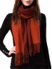 Cashmere Feeling Double Sided Solid Color Premium Scarf